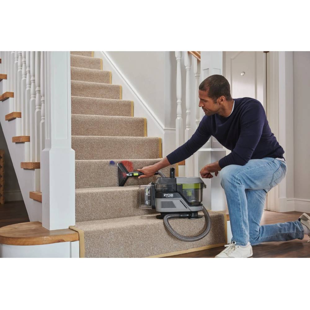 Пилосос миючий RYOBI ONE+ RDC18BL-0 18В без АКБ та ЗУ (5133006212) Пилозбірник контейнер (без циклону)
