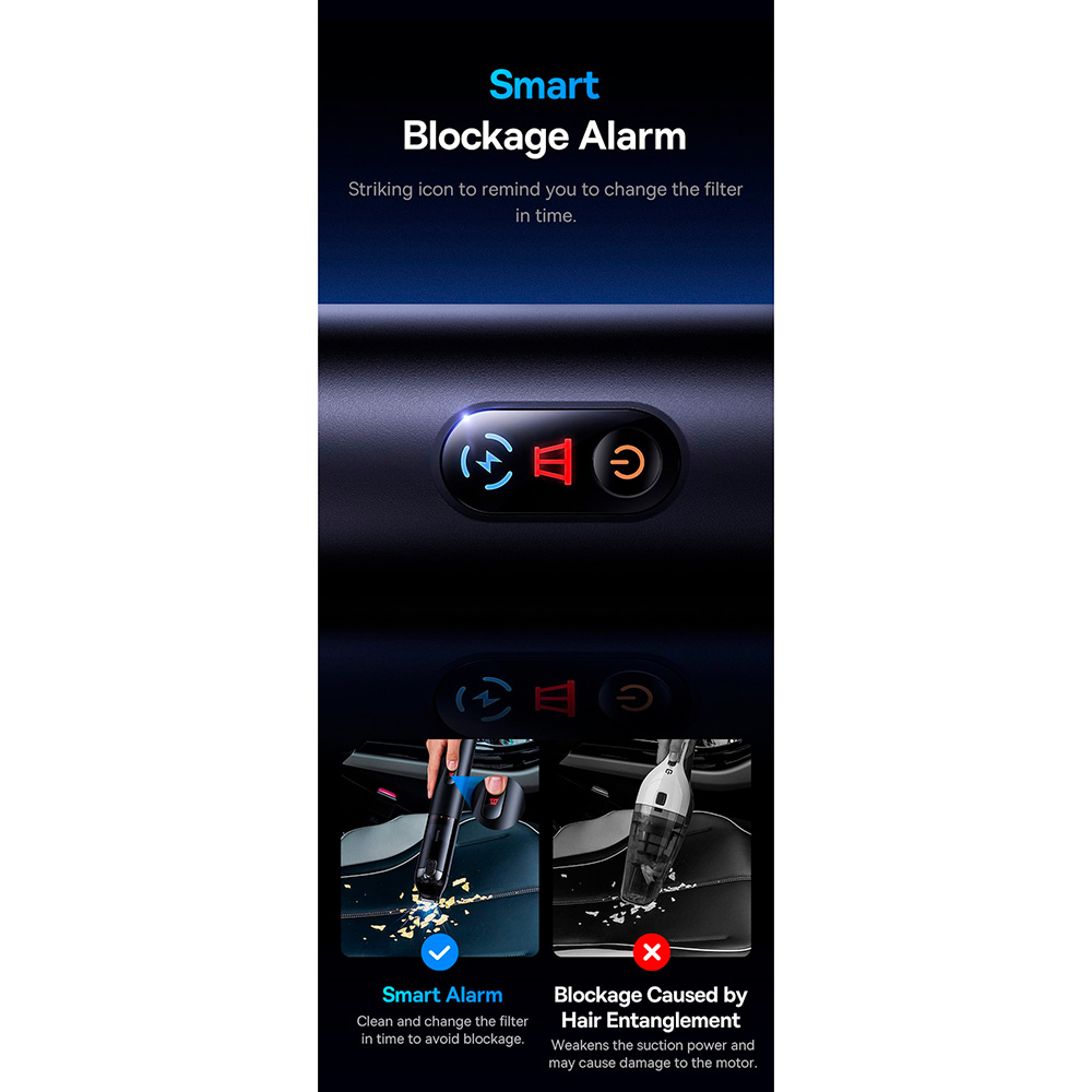 Обзор Пылесос ручной BASEUS A5 Handy Vacuum Cleaner Black