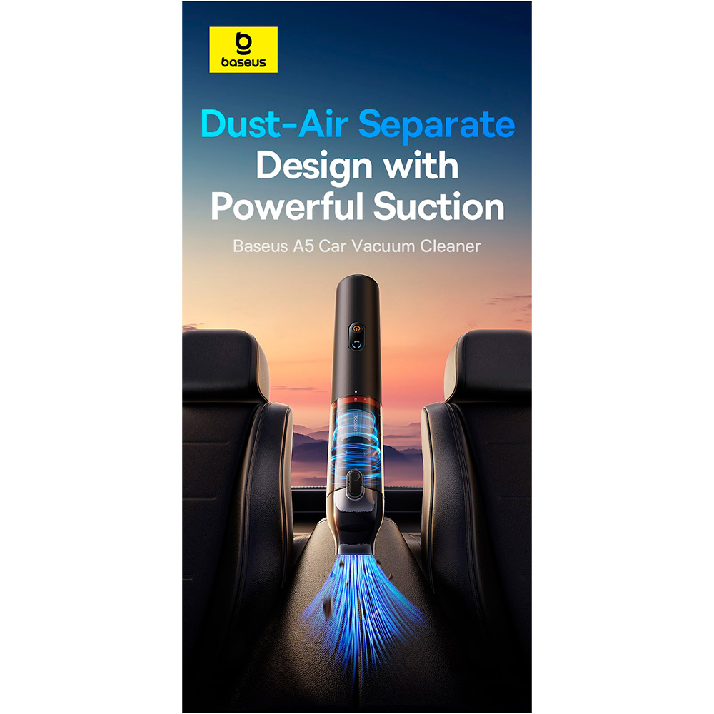 Заказать Пылесос ручной BASEUS A5 Handy Vacuum Cleaner Black