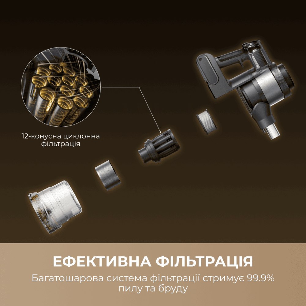 Покупка Пилосос акумуляторний MOVA S7 Ultra (V2590E)