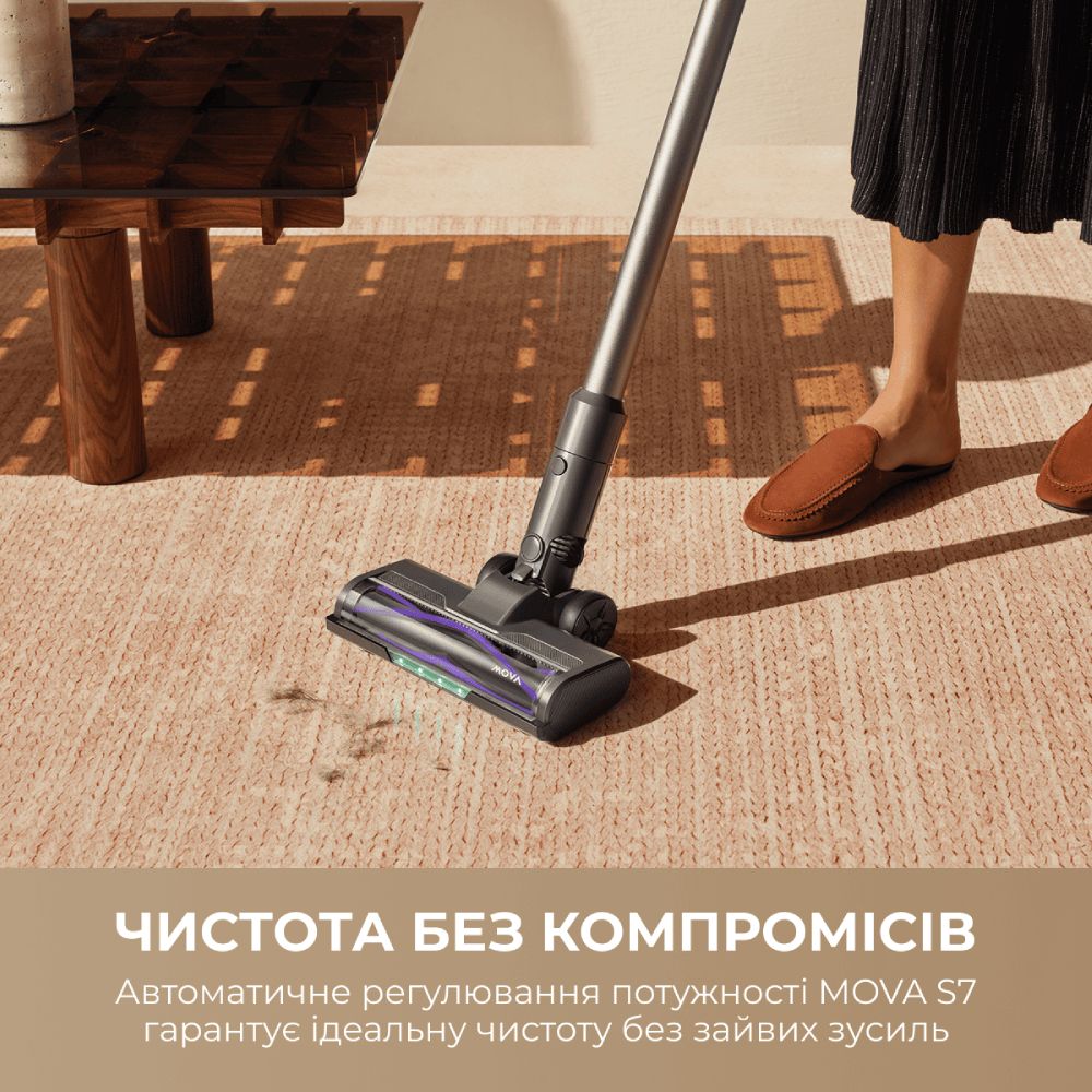 Пилосос акумуляторний MOVA S7 Ultra (V2590E) Потужність, що споживається 700
