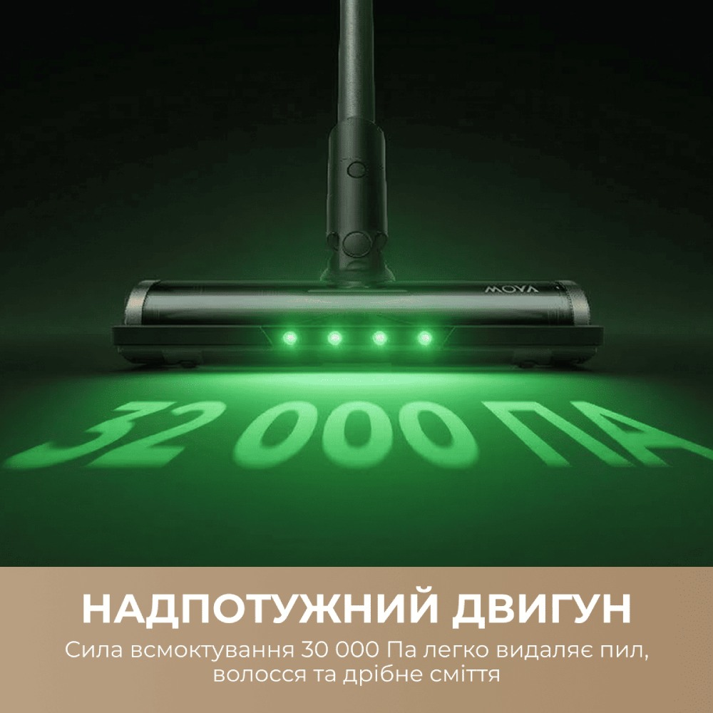 Пилосос акумуляторний MOVA S7 Ultra (V2590E) Тип ручний