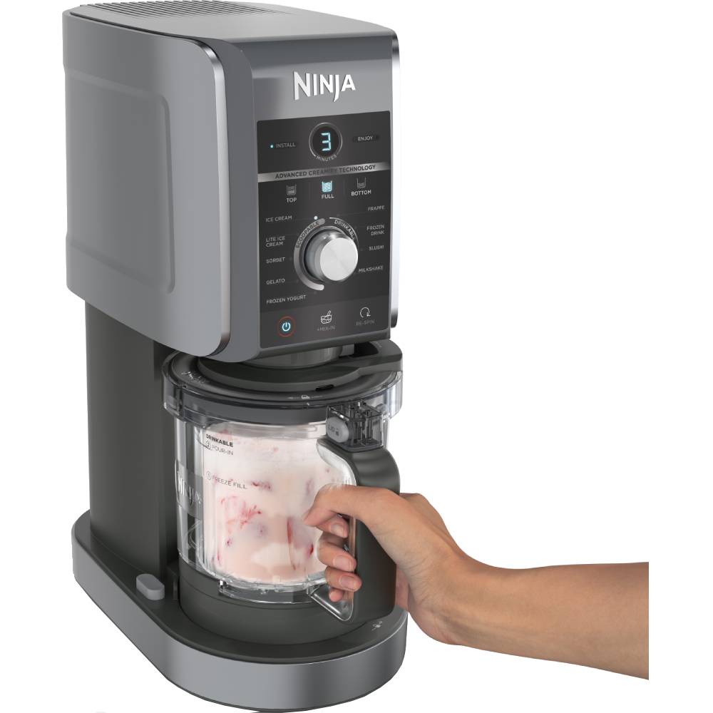 Мороженица NINJA CREAMi Deluxe 10-in-1 (NC501EU) Материал контейнера пластик