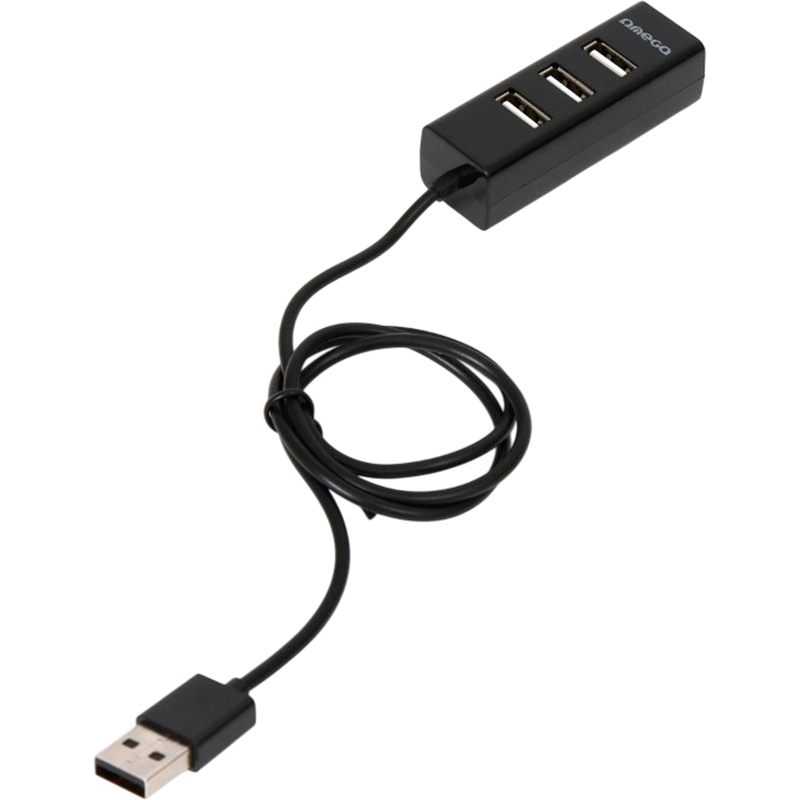 USB-хаб OMEGA 4-in-1 Black (OUH243B) Тип USB-хаб