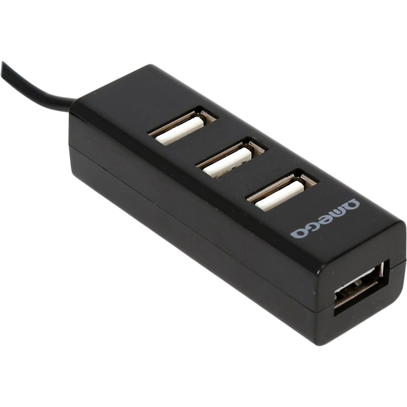 USB-хаб OMEGA 4-in-1 Black (OUH243B)