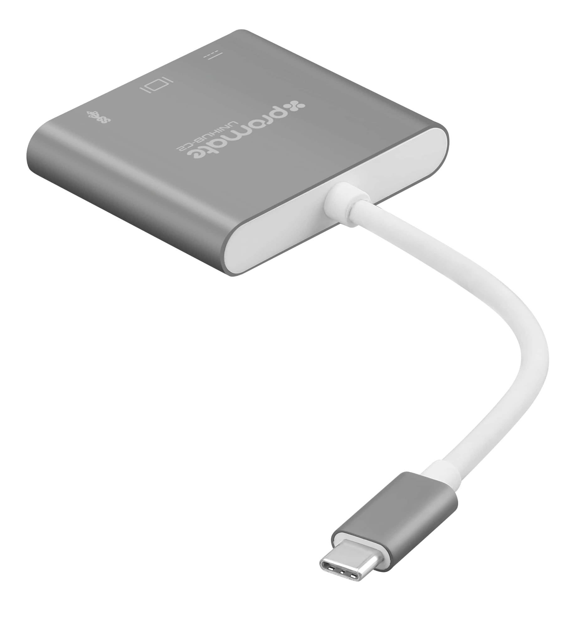 Док-станция PROMATE Unihub-C2 Grey Интерфейс подключения USB Type-C