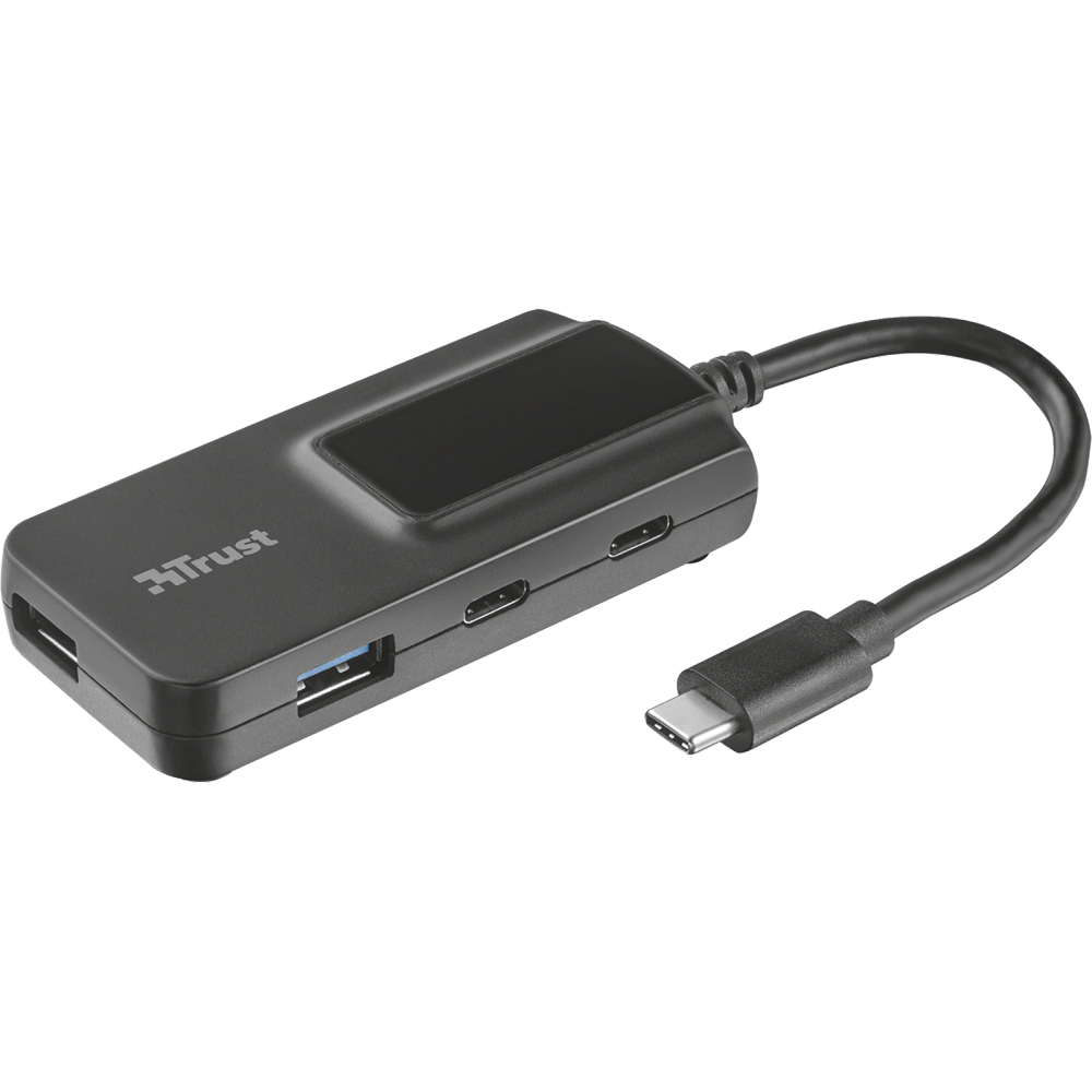 USB-хаб TRUST Oila 4-in-1 Black (21321)