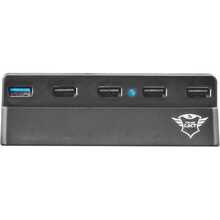 USB-хаб TRUST GXT 219 USB For PS4 Slim Black (22272)