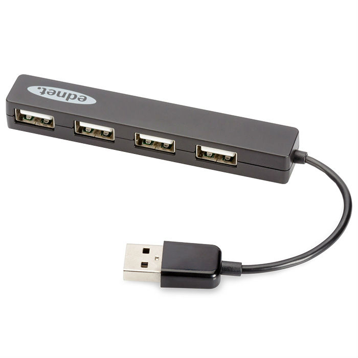 USB-хаб DIGITUS EDNET USB 2.0 Black (85040)