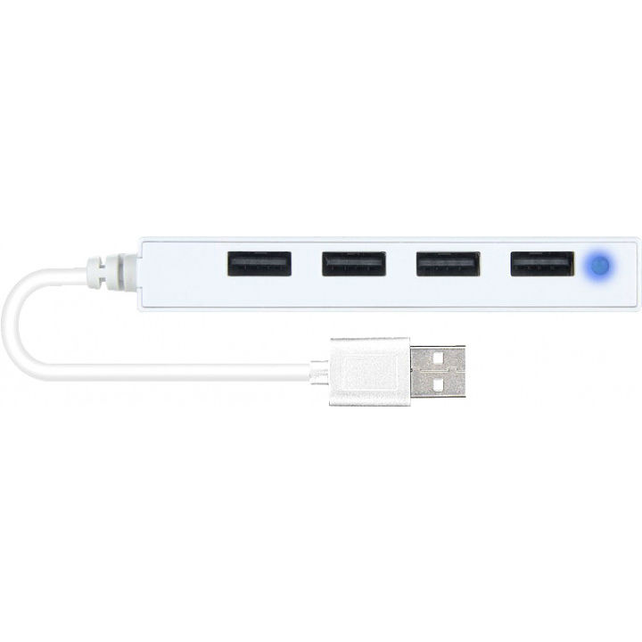 USB-хаб SPEEDLINK SNAPPY 4-Port USB 2.0 White (SL-140000-WE) Тип USB-хаб