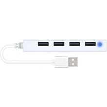 USB-хаб SPEEDLINK SNAPPY 4-Port USB 2.0 White (SL-140000-WE)