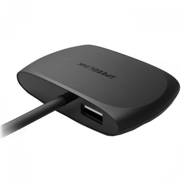 USB-хаб SPEEDLINK SNAPPY 4-Port USB 2.0 Black (SL-140010-BK) Тип USB-хаб