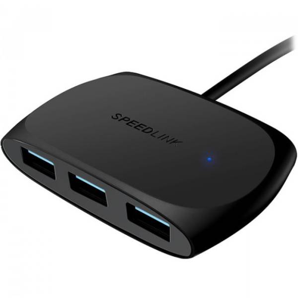 USB-хаб SPEEDLINK SNAPPY 4-Port USB 3.0 Black (SL-140103-BK) Тип USB-хаб