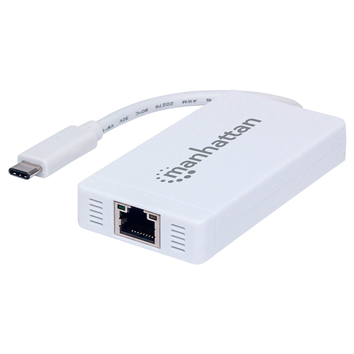 

USB-хаб INTRACOM Manhattan Type-C Hub 3-port USB3.0 + RJ45 (507608), Manhattan Type-C Hub 3-port USB3.0 + RJ45