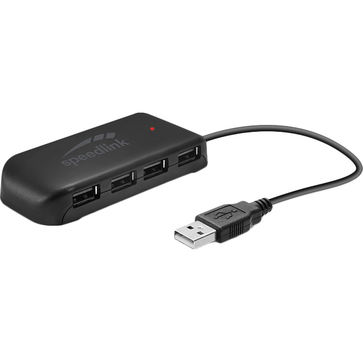 Акція на USB -хаб SPEEDLINK SNAPPY EVO USB Hub 7-Port USB 2.0 Active Black (SL-140005-BK) від Foxtrot