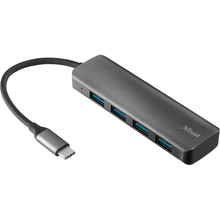 USB-хаб TRUST Halyx USB-C 4-Port USB3.2 (23328)