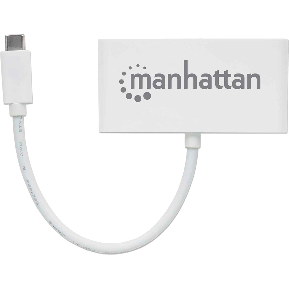 USB-хаб INTRACOM USB Hub Manha Type-C 4-port USB 3.0+3.1 White (163552) Живлення USB Type-C