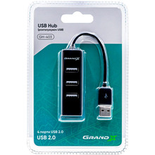 USB-хаб GRAND-X Travel 4 порта USB 2.0 (GH-403)