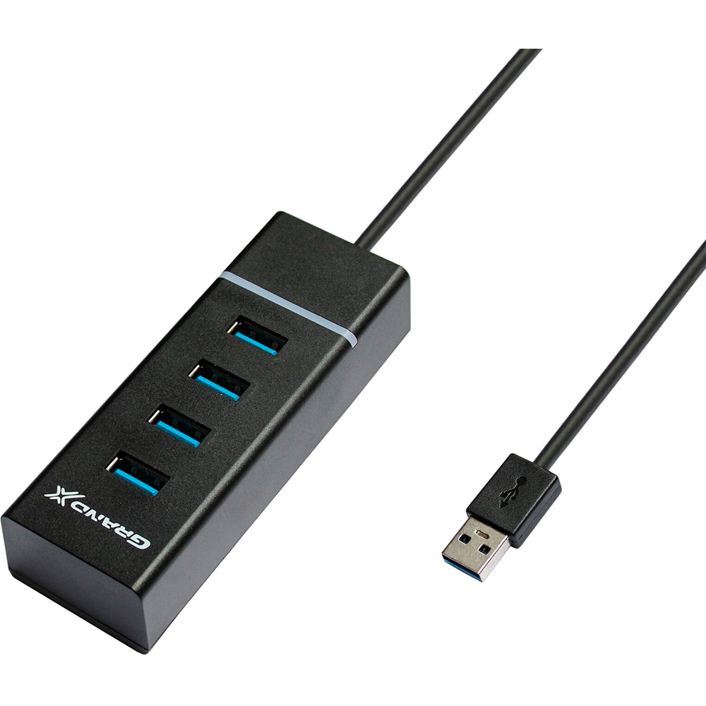 USB-хаб GRAND-X Travel 4 порта USB 3.0 (GH-412) Тип USB-хаб