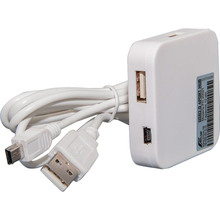 USB-хаб FRIME FH-20021 White