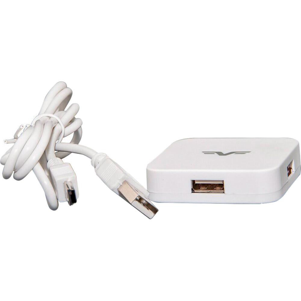 USB-хаб FRIME FH-20021 White Кількість роз'ємів USB Type-A 4