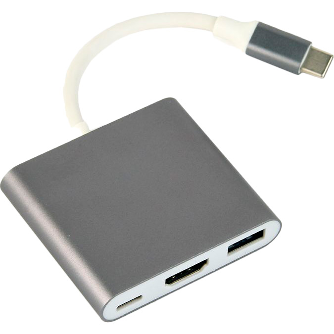 USB-хаб CABLEXPERT A-CM-HDMIF-02-SG