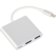 USB-хаб CABLEXPERT A-CM-HDMIF-02-SV