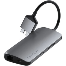 Док-станция SATECHI Type-C Dual Multimedia Adapter Space Gray (ST-TCDMMAM)