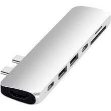 Док-станція Satechi Type-C Pro Hub Adapter Silver (ST-CMBPS)