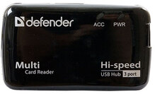 Картридер и USB-хаб DEFENDER COMBO