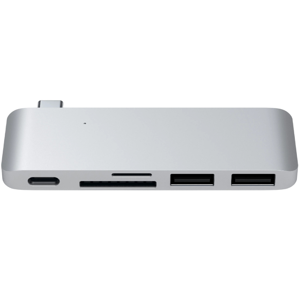 USB-хаб Satechi Type-C USB 3.0 Passthrough Hub Silver (ST-TCUPS) Тип док-станція