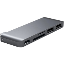 Док-станция Satechi Type-C Pass-Through USB Hub Space Gray (ST-TCUPM)