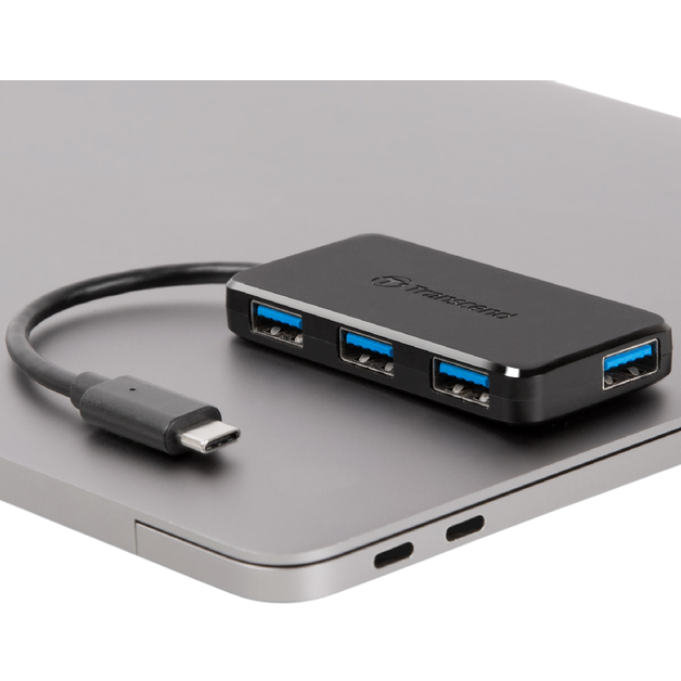 Зовнішній вигляд USB-хаб TRANSCEND Type-C HUB 4 ports (TS-HUB2C)