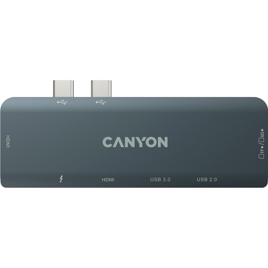 USB-хаб CANYON USB Type-C Space Grey (CNS-TDS05B)