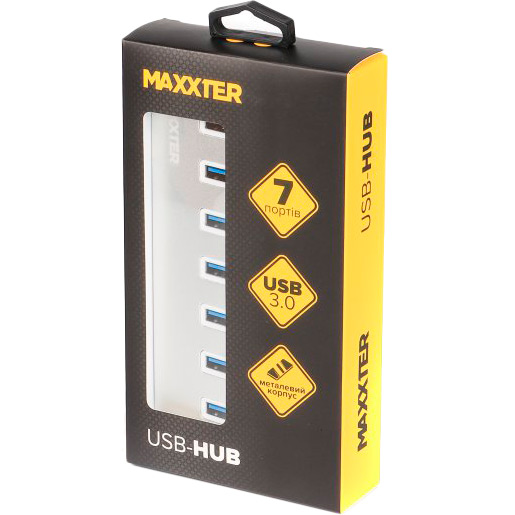 USB-хаб MAXXTER HU3A-7P-01 Тип питания пассивный