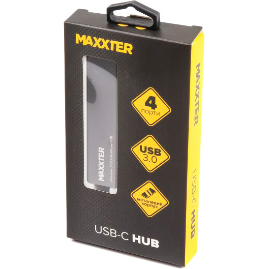 USB-хаб MAXXTER HU3С-4P-02 Тип питания пассивный