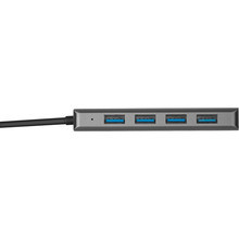 USB-хаб TRUST Halyx 4-Port USB-A 3.2 ALUMINIUM (23327)