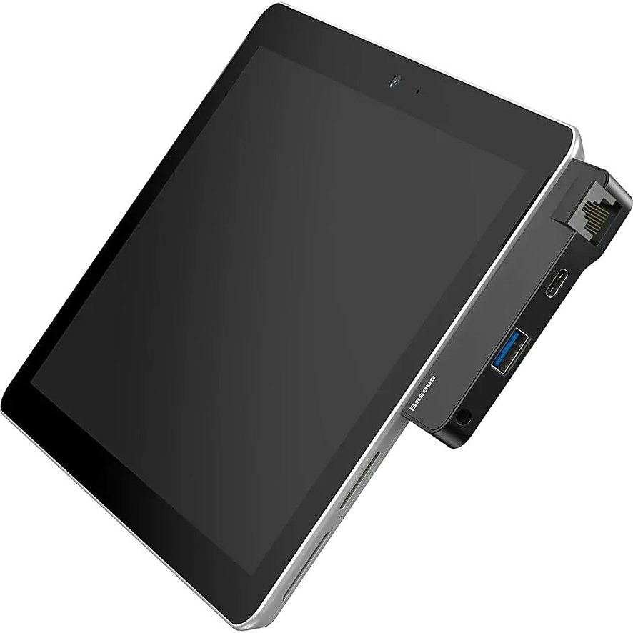 Док-станція BASEUS Hub for Surface Go Black (CAHUB-FG01) Додаткові роз'єми LAN (RJ-45)