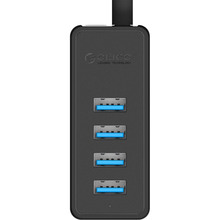 USB-хаб Orico W5P-U3-030-BK-BP Black (CA912735)