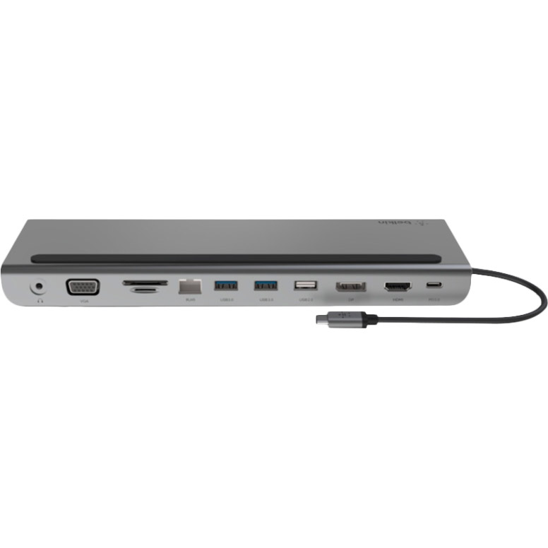 

USB-хаб Belkin USB-C 11 в 1 Multiport Dock (INC004BTSGY), USB-C 11in1 Multiport Dock (INC004BTSGY)