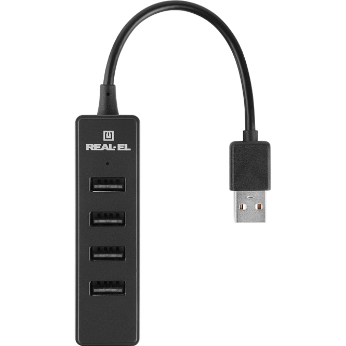 USB-хаб REAL EL HQ-154 Black (EL123110007) Тип USB-хаб