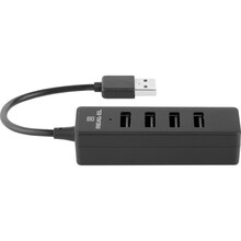 USB-хаб REAL EL HQ-154 Black (EL123110007)