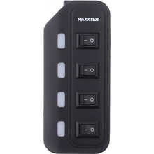 USB-хаб MAXXTER HU2A-4P-AC-02