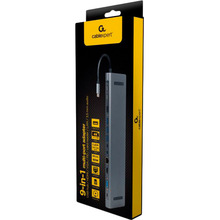 Док-станція CABLEXPERT USB-C 9 в 1 (A-CM-COMBO9-01)