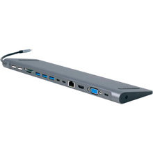 Док-станция CABLEXPERT USB-C 9 в 1 (A-CM-COMBO9-01)