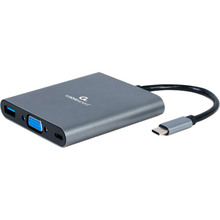 Док-станція CABLEXPERT USB-C 6 в 1 (A-CM-COMBO6-01)