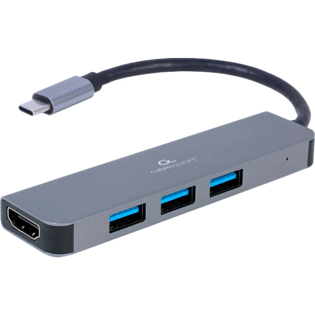 

USB-хаб CABLEXPERT USB-C 2-в-1 (A-CM-COMBO2-01), USB-C 2-в-1 A-CM-COMBO2-01