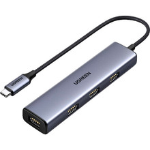 USB-хаб UGreen USB 2.0 CM473 Grey (20841)