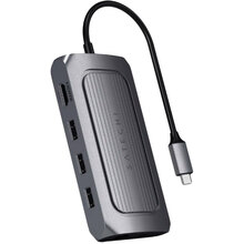 Док-станция SATECHI USB4 Multiport Adapter with 8K HDMI Space Gray (ST-U4MA3M)