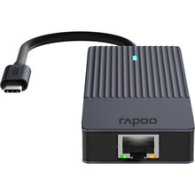 Док-станція RAPOO UCM-2004 8 в 1 Black (UCM-2004)